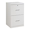 Office Star™ Alpine 17"D Vertical 2-Drawer File Cabinet With Lockdowel™ Fastening System, White