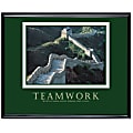 Advantus Teamwork Motivational Poster - 30" Width x 24" Height - Black Frame 1 thumbnail image