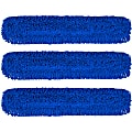 Gritt Commercial Microfiber Looped Dust Mop Pad Head, 48", Blue, Pack Of 3 Pad Heads 1 thumbnail image