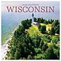 2025 TF Publishing Monthly Wall Calendar, 12” x 12”, Wisconsin, January 2025 To December 2025