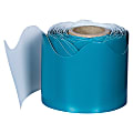 Carson Dellosa Education Plain Continuous-roll Scalloped Border - 2" Height x 2.25" Width x 432" Length - Teal - 1 Roll