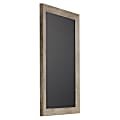 DesignOvations Beatrice Magnetic Framed Chalkboard, 18” x 27, Black, Rustic Brown Plastic Frame 1 thumbnail image