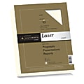 Southworth® 25% Cotton Laser Paper, 8 1/2" x 11", FSC® Certified, 55% Recycled, 32 Lb, Ivory, Box Of 300 1 thumbnail image