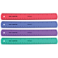 Westcott - Westcott 6 Plastic Ruler, Assorted Colors (2 pack) (00414)