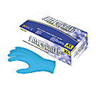 Memphis Disposable Nitrile Gloves, 4 mil, Powder-Free, Blue, Large, 100 Gloves