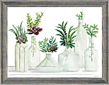 Timeless Frames® Alexis Frame Botanical Art, 16” x 12”, Bottles In Greenery II