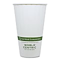 World Centric® Double-Wall Paper Hot Cups, 16 Oz, White, Pack Of 600 Cups 1 thumbnail image
