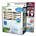 Clear-Lite™ Energy Saving Natural Full Spectrum Compact Fluorescent Light Bulb, 23 Watts, Case Of 8 Bulbs 1 thumbnail image