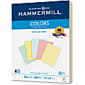 Hammermill® Colors Color Paper, Letter Size (8 1/2" x 11"), 20 Lb, FSC® Certified, Assorted Colors, Ream Of 500 Sheets