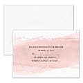 Custom Shaped Wedding & Event Response Cards With Envelopes, 4-7/8" x 3-1/2", Colorful Brushstroke, Box Of 25 Cards