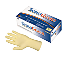 Memphis Disposable Latex Gloves, Medium, 5 mil, Powder-Free, Industrial-Grade, White, Medium, 100 Gloves