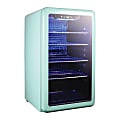Magic Chef 3.4 Cu. Ft. Retro Beverage Cooler, 30-3/4”H x 17-1/2”W x 19-3/4”D, Green 1 thumbnail image