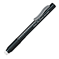 Pentel® Clic Erasers®, Black Barrel, Pack Of 12