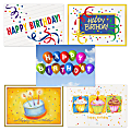 Custom Birthday Celebrations Postcard Greeting Cards, Assorted Designs, 6" x 4-1/4", Pack Of 100 Cards