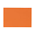 LUX Mini Flat Cards, #17, 2 9/16" x 3 9/16", Mandarin Orange, Pack Of 50 1 thumbnail image