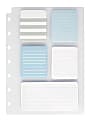 TUL® Discbound Lined Sticky Note Pads, Assorted Colors, 25 Sheets Per Pad, 1 Dashboard of 5 Assorted Pads 1 thumbnail image