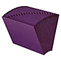 Smead® Expanding A-Z Files Without Flap, Letter Size, 7/8" Expansion, Purple 1 thumbnail image