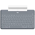 Logitech Keys-To-Go Keyboard - Wireless Connectivity -  iPad, iPhone, Apple TV - iOS - Scissors Keyswitch - Stone 1 thumbnail image