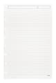 TUL® Discbound Refill Pages, Junior Size, Narrow Ruled, 50 Sheets, White