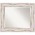 Amanti Art Alexandria Whitewash Wall Mirror, Rectangle, 21" x 25" 1 thumbnail image