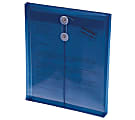 Smead® Poly Envelopes With String-Tie Closure, 1 1/4" Expansion, Letter Size, Blue, Pack Of 5 Envelopes 1 thumbnail image