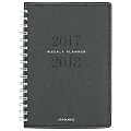 AT-A-GLANCE® Collection 13-Month Academic Weekly/Monthly Planner, 5 3/8" x 8 1/2", Heather Gray, July 2017 to July 2018