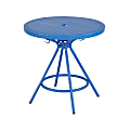 Safco CoGo™ Outdoor/Indoor Round Table, 36" Diameter, Blue