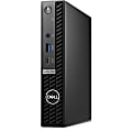 Dell OptiPlex 5000 Desktop Computer - Intel Core i5 i5-12500T Hexa-core (6 Core) 2 GHz - 8 GB RAM DDR4 SDRAM - 256 GB M.2 PCI Express NVMe 3.0 x4 SSD - Micro PC - Black - Windows 10 Pro 770 DDR4 SDRAM - IEEE 802.11ax - 90 W 1 thumbnail image