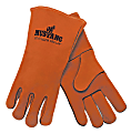 Premium Quality Welder's Gloves, Select Side Leather, X-Large, Russet