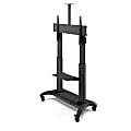 Kanto MTMA100PL Display Stand - Kanto MTMA100PL Height Adjustable Rolling TV Cart with Device Shelf for 60" to 100" TVs up to 200 lb - Rolling AV Cart - VESA Support from 200x200 to 1000x600 - Height adjustable AV Cart