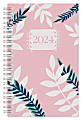 2024 Office Depot® Brand Weekly/Monthly Planner, 5" x 8”, Floral, January To December 2024 