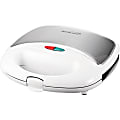 Brentwood Sandwich Maker - Plastic, Metal - White 1 thumbnail image