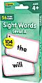 Teacher Created Resources Flash Cards, Sight Words Level A, 5-1/8" x 3-1/8", Total Qty 56 1 thumbnail image