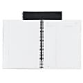 FORAY® Refillable Wirebound Business Notebook, Project Planner, 8 3/5" x 11", Faint Ruled, 80 Sheets, Black 1 thumbnail image