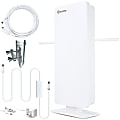 Antop AT-400BV 4K HDTV Antenna - 70 Mile Big Boy, Flat Panel Outdoor Smartpass Amplified 4K HDTV Antenna w/ Low VHF Enhancement