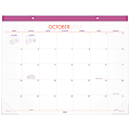 Mead® Color Pop 2027 Monthly Desk Pad Calendar, Purple, Standard, 17" x 21 3/4" 1 thumbnail image