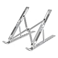 Allsop Compact Aluminum Laptop Stand, 6”H x 7”W x 9-5/8”D, Silver 1 thumbnail image