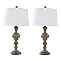 LumiSource Morocco Contemporary Table Lamps, 30”H, Off-White Shade/Acid Paloma Base, Set Of 2 Lamps 1 thumbnail image