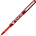 Pilot® V-Ball™ Liquid Ink Rollerball Pens, Extra Fine Point, 0.5 mm, Red Barrel, Red Ink, Pack Of 12 Pens 1 thumbnail image