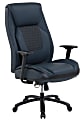 Shaquille O'Neal™ Nereus XXL Ergonomic Bonded Leather High-Back Executive Chair, Blue 1 thumbnail image