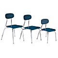 Scholar Craft™ 180 Series Student Stacking Chairs, Large, 31"H x 17 1/2"W x 21"D, Blue, Set Of 5 1 thumbnail image