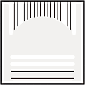 Amanti Art Modern Statement Stripes 2 by The Creative Bunch Studio Wood Framed Wall Art Print, 41”W x 41”H, Black 1 thumbnail image
