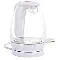 Better Chef 1.7 Liter Glass 360° Cordless LED Electric Kettle, White 1 thumbnail image