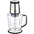 Brentwood FP-544S 300-Watt 4-Blade 6.5 Cups Food Processor, Stainless Steel - 6.5 Cup (Capacity) - 2 Speed - 300 W Motor - Silver, Black