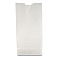 General Grocery Paper Bags, 7-15/16”H x 4-5/16”W x 2-1/2”D, White, Pack Of 500 Bags 1 thumbnail image