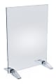 Azar Displays Dual-Stand Vertical/Horizontal Acrylic Sign Holders, 12"H x 9"W x 3-1/2"D, Clear, Pack Of 10 Holders 1 thumbnail image