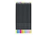 Faber-Castell Black Edition Neon+Pastel - Colored pencil - assorted brilliant colors (pack of 12) 1 thumbnail image