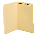 Office Depot® File Folders With Fasteners, 1/3 Cut, 1 Fasteners, Legal Size (8-1/2" x 14"), 3/4" Expansion, Manila, Pack Of 25