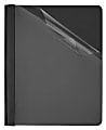 Office Depot® Brand Clear-Front Report Covers With Linen Texture, Black, Pack Of 5 1 thumbnail image