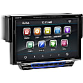 BOSS AUDIO BV8974B Single-DIN 7 inch Motorized Touchscreen DVD Player, Receiver, Bluetooth, Detachable Front Panel, Wireless Remote